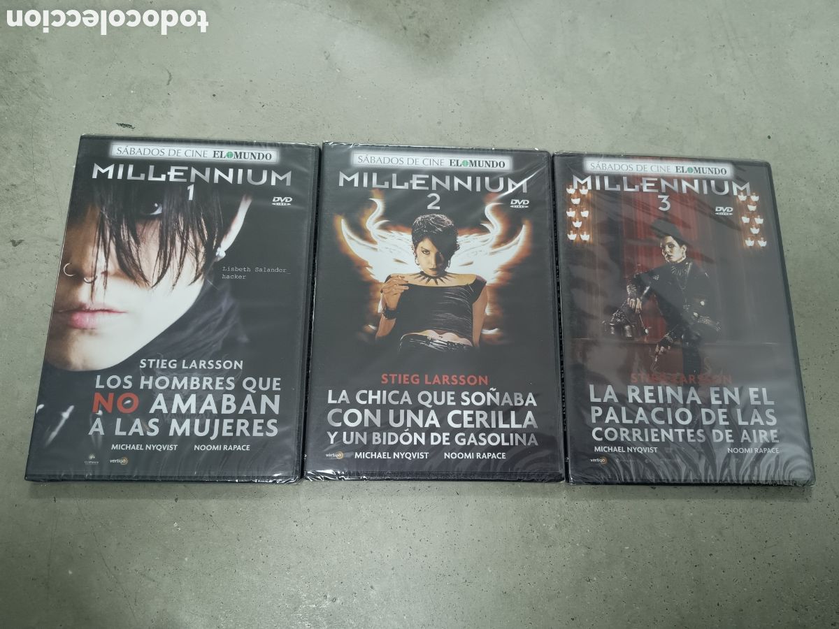 Cine: MILLENNIUM 1, 2 Y 3 - DVD PRECINTADO