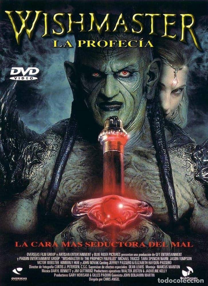 Cine: Wishmaster 4: La profec&iacute;a (Film 2002 Dvd PRECINTADO) Dir. Chris Angel - Terror Fant&aacute;stico