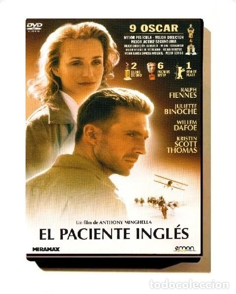 Cine: �A245 - [DVD]. EL PACIENTE INGLES. RALPH FIENNES. JULIETTE BINOCHE. WILLE DAFOE. PELICULA. CINE.