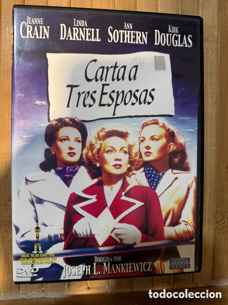 Cine: Carta a tres esposas DVD SEMINUEVO