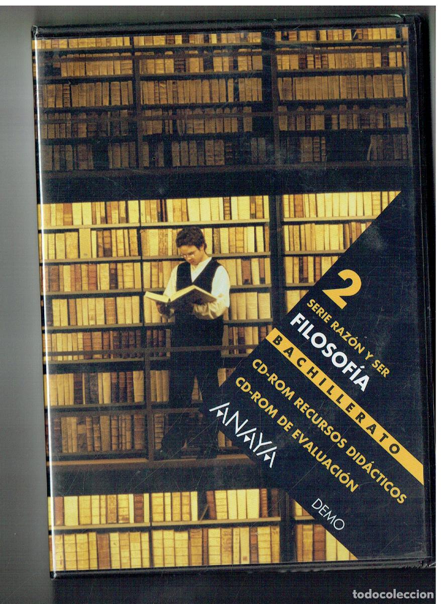 Cine: 2 SERIE RAZ&Oacute;N Y SER. FILOSOF&Iacute;A. BACHILLERATO. CD - ROM RECURSOS DIDACTICOS. ANAYA. (DVD/&Ntilde;)G.
