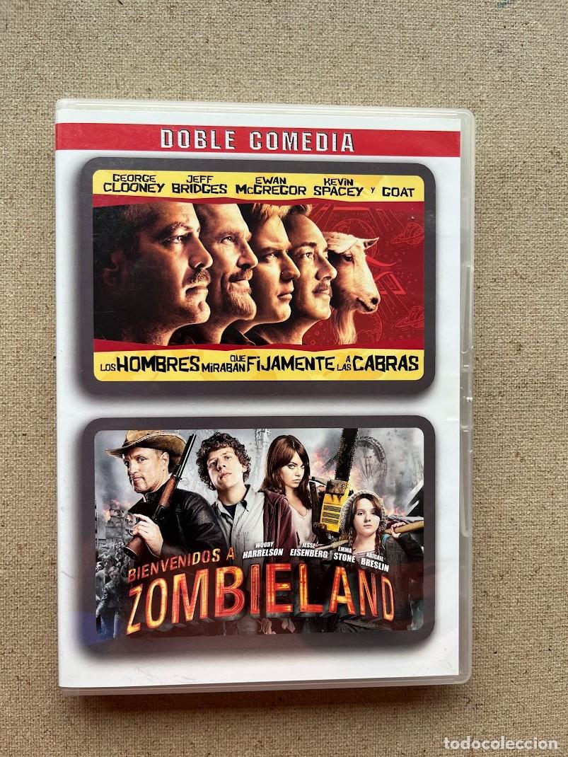 Cine: Los hombres que miraban fijamente a las cabras / Bienvenidos a Zombieland / Doble comedia / 2 DVD /