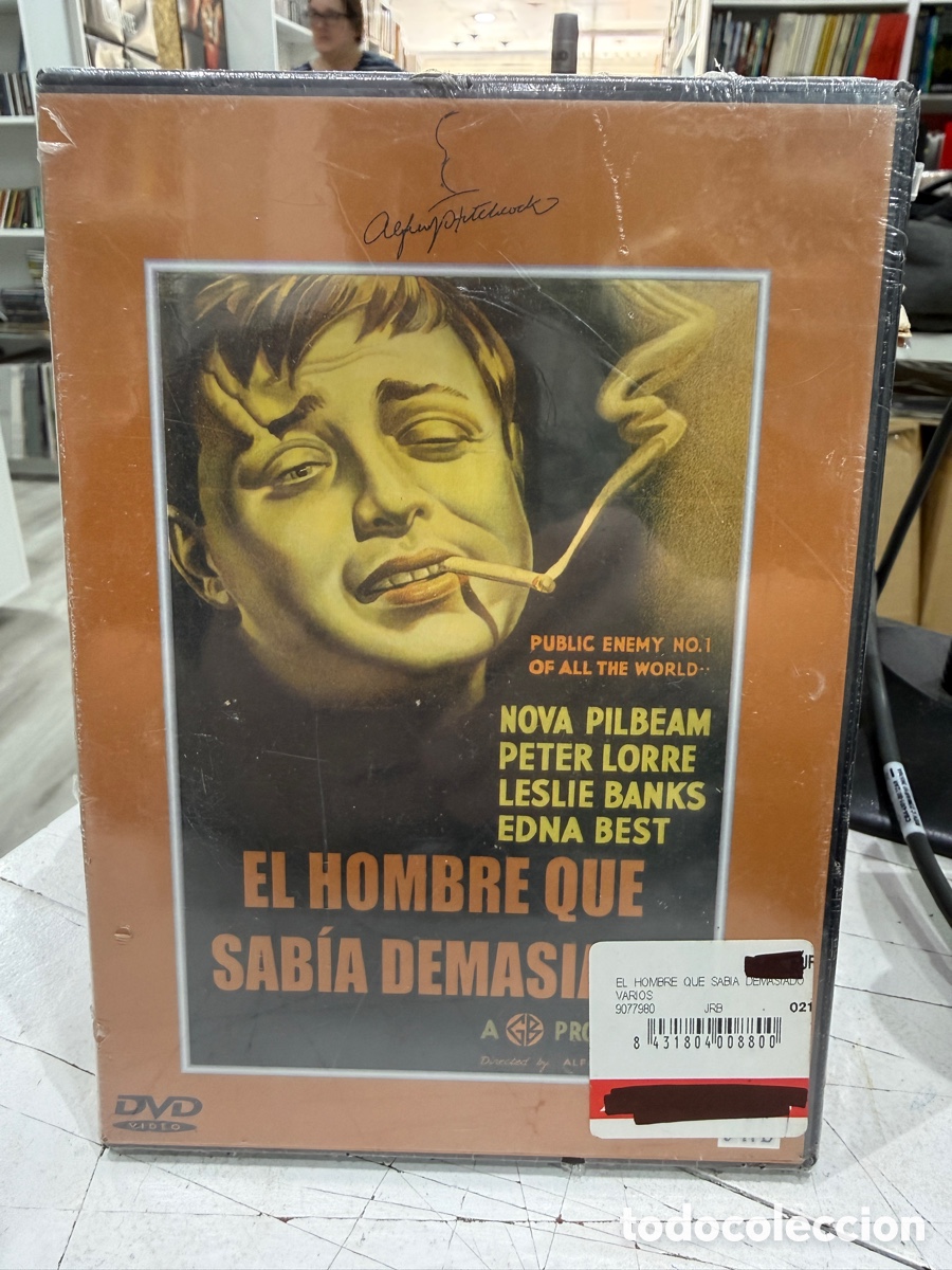 Cine: El hombre que sab&iacute;a demasiado (DVD) *Precintado*