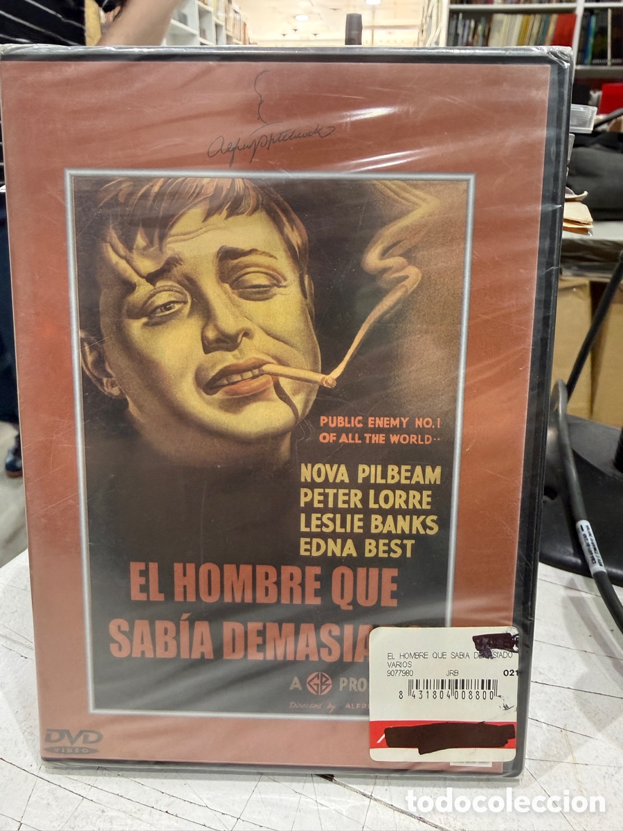 Cine: El hombre que sab&iacute;a demasiado (DVD) *Precintado*