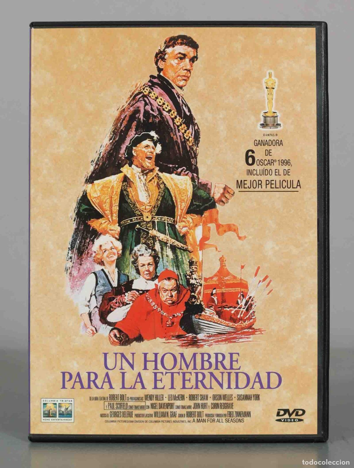 Kino: DVD. Un hombre para la eternidad - Fred Zinnermann, Orson Welles, Paul Scofield, Vanessa Redgrave