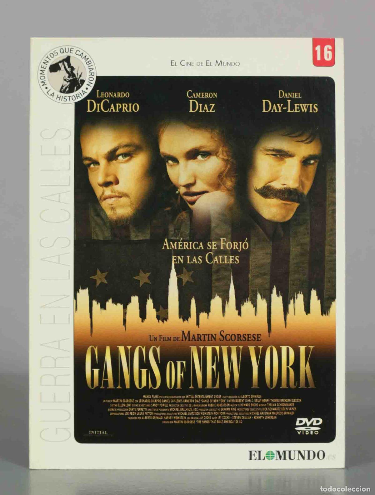 Cine: DVD. Gangs of New York - Martin Scorsese, Leonardo DiCaprio, Cameron Diaz, Daniel Day-Lewis