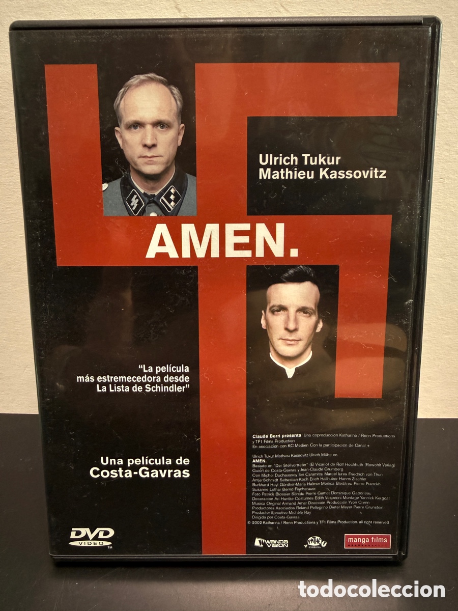Cine: Amen. (DVD) Costa-Gavras