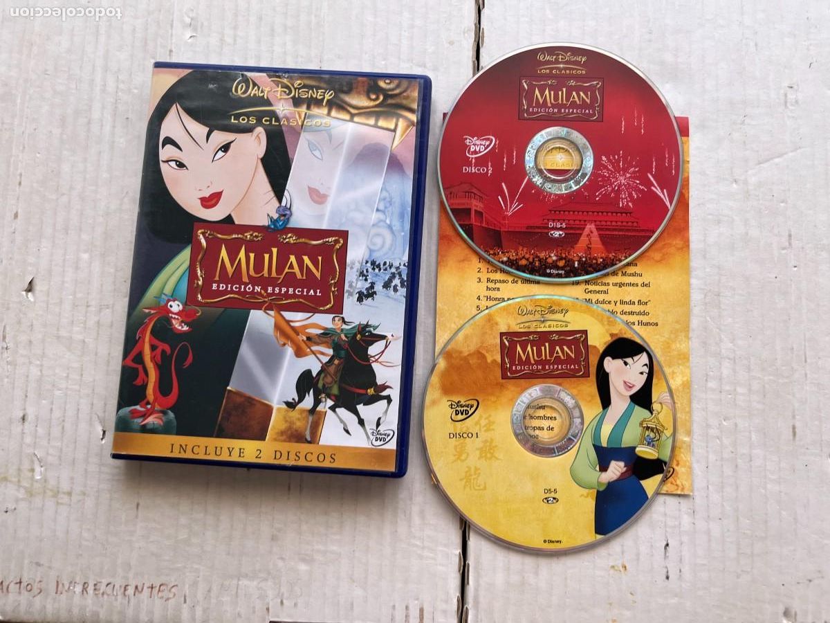 Cine: MULAN EDICION ESPECIAL 2 DISCOS- PELICULA DVD KREATEN