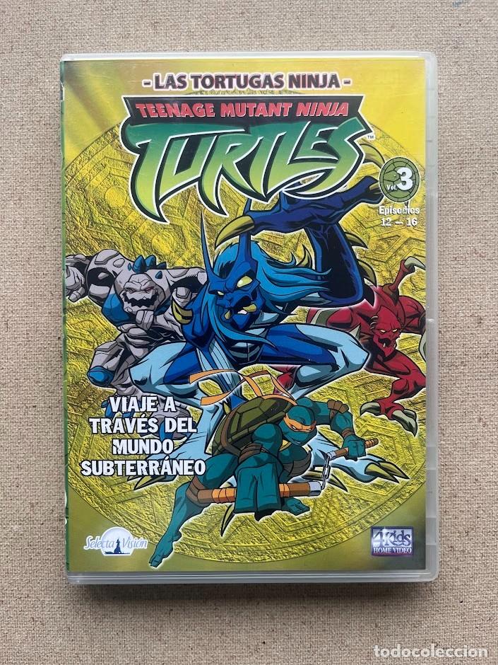 Cine: Las tortugas Ninja / Viaje a trav&eacute;s del mundo subterr&aacute;neo / Vol 3, Episodios 12-16 / Turtles / DVD /