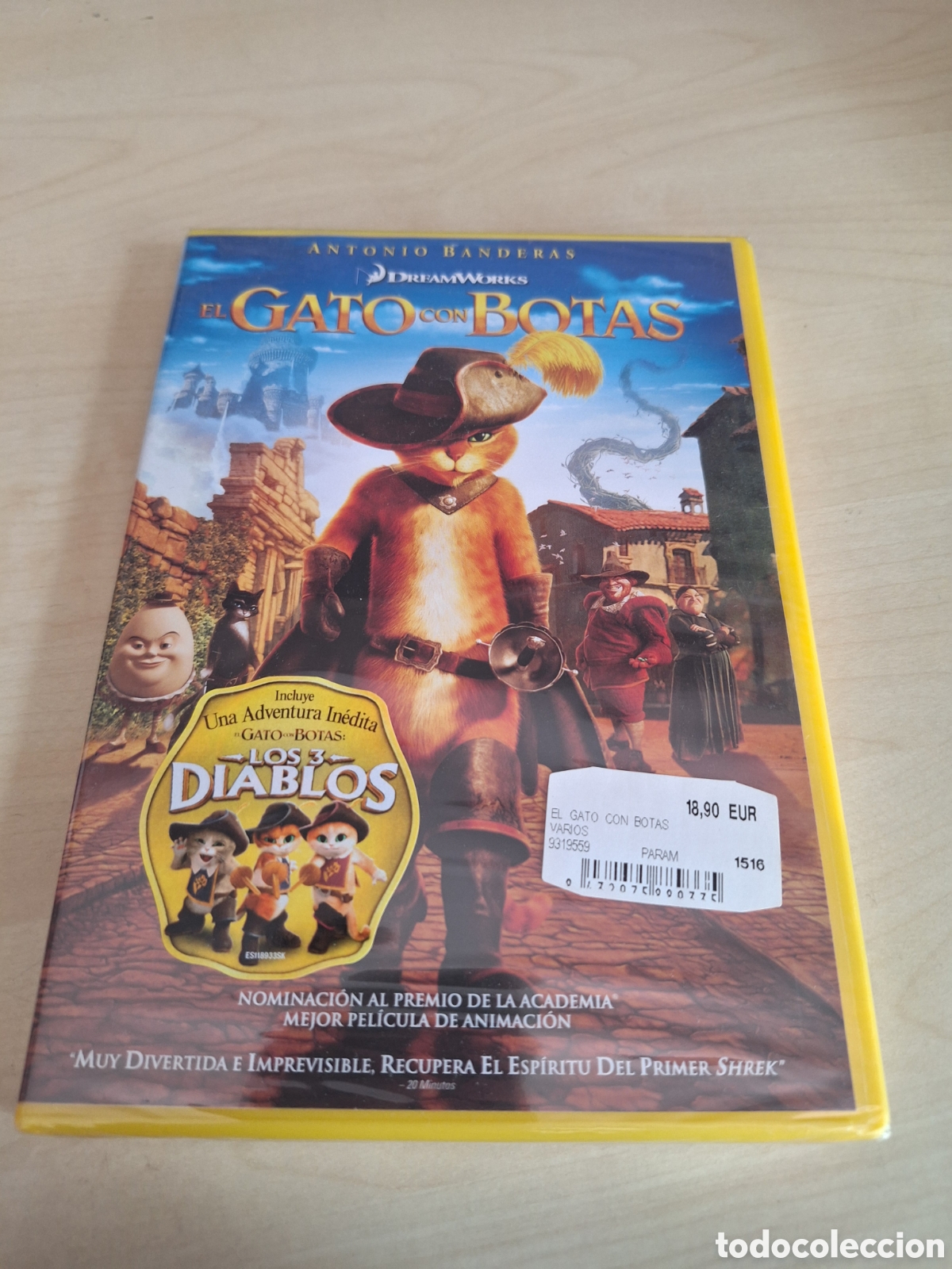 Cine: RD88 el gato con botas DVD PRECINTADO