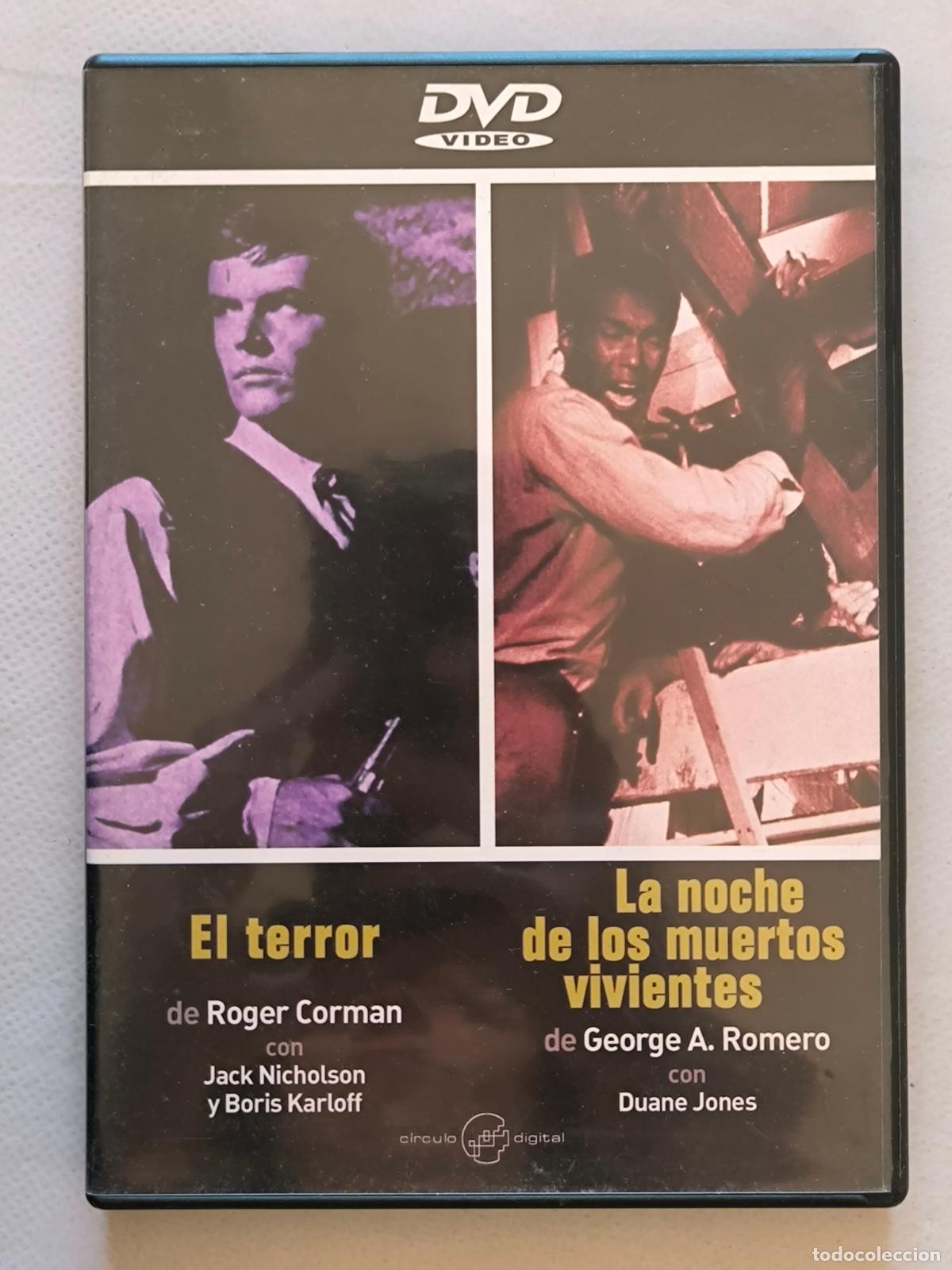 Cine: DVD EL TERROR / LA NOCHE DE LOS MUERTOS VIVIENTES - 2 PELICULAS (6F)