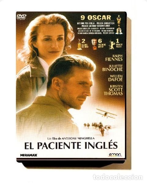 Cine: [DVD]. EL PACIENTE INGLES. RALPH FIENNES. JULIETTE BINOCHE. WILLE DAFOE. PELICULA. CINE.