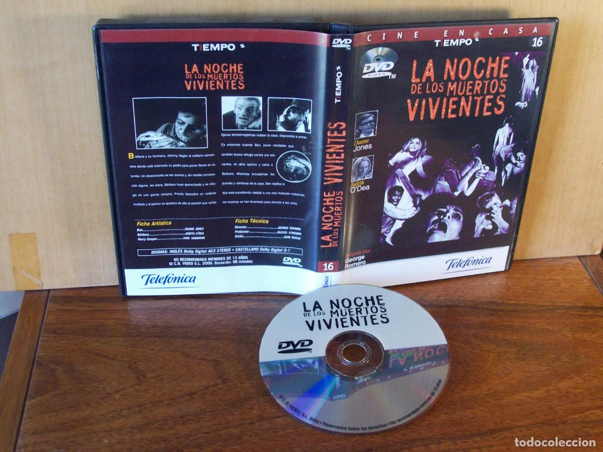Cinema: LA NOCHE DE LOS MUERTOS VIVIENTE - DUANE JONES - JUDITH O'DEA - DVD EDICION TIEMPO /TELEFO