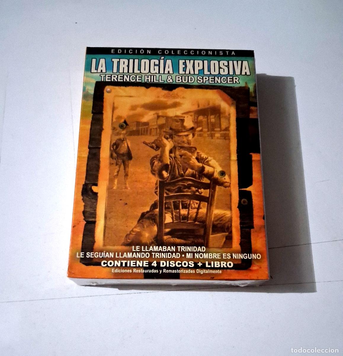 Cine: DVD &rdquo;LA TRILOGIA EXPLOSIVA&rdquo; 3DVD + CD OST PRECINTADO SEALED DIGIPACK TRINIDAD