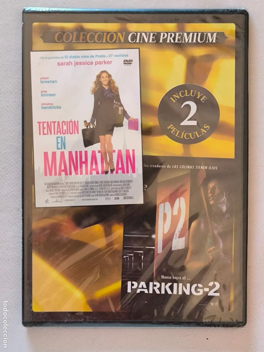 Cine: DVD TENTACION EN MANHATTAN / PARKING 2 - 2 PELICULAS - CAJA SLIM - NUEVO, PRECINTADO (6J)