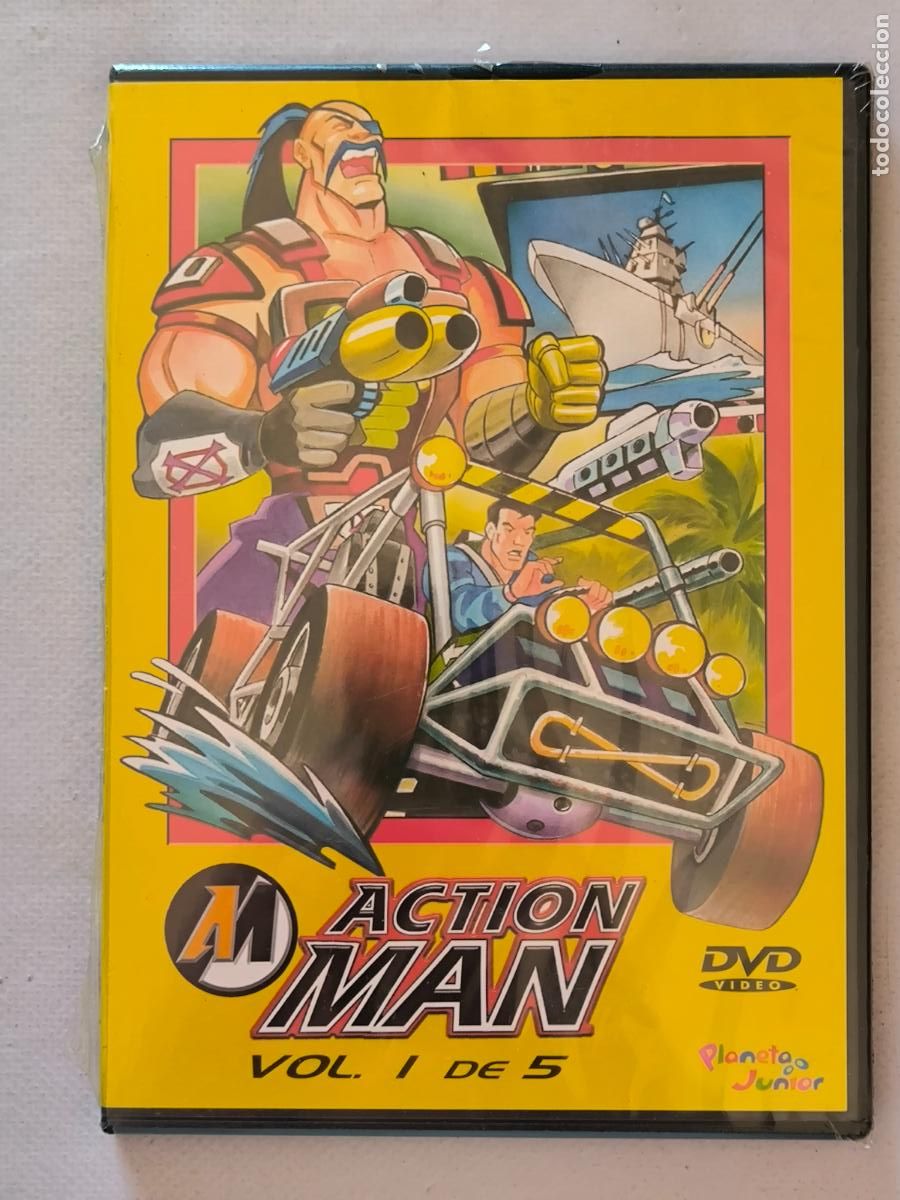 Cine: DVD ACTION MAN VOL. 1 (DE 5) - PLANETA JUNIOR - CAJA SLIM - NUEVO, PRECINTADO (6J)