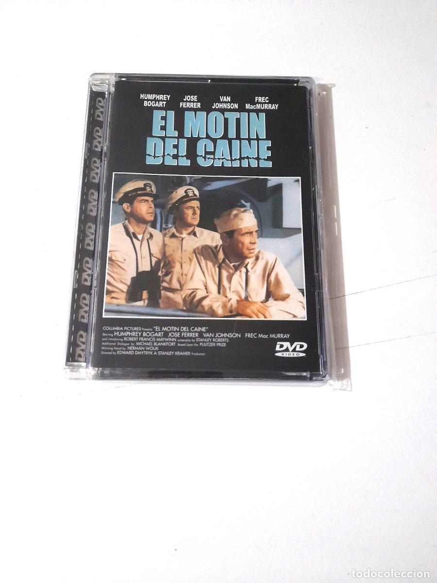 Cine: DVD &rdquo;EL MOTIN DE CAINE&rdquo; CAJA METACRILATO COMO NUEVO HUMPHREY BOGART EDWARD DMYTR