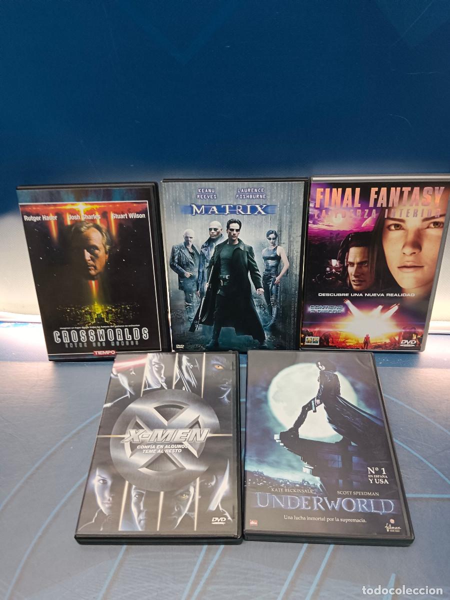 Kino: 5 Pel&iacute;culas DVD especial ciencia ficcion, Final Fantasy, Matrix, Crossworlds y mas