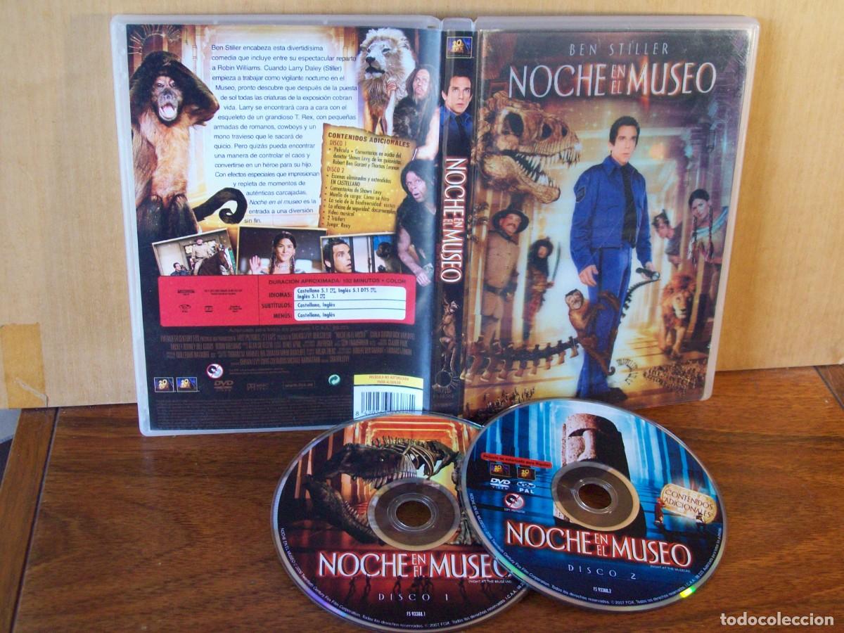 Cine: NOCHE EN EL MUSEO - BEN STILLER - CARLA GUCINO - DOBLE DVD CARATULA EN 3D