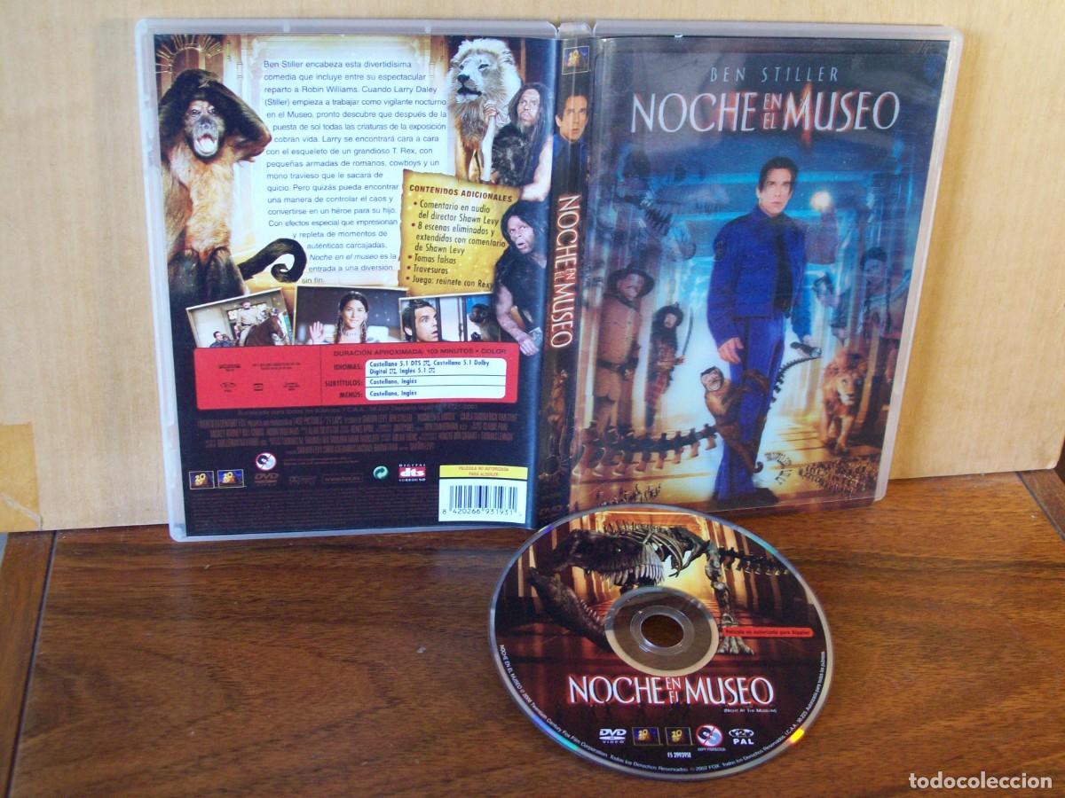 Cine: NOCHE EN EL MUSEO - BEN STILLER - CARLA GUGINO - DICK VAN DYKE - DVD PORTADA EN 3D
