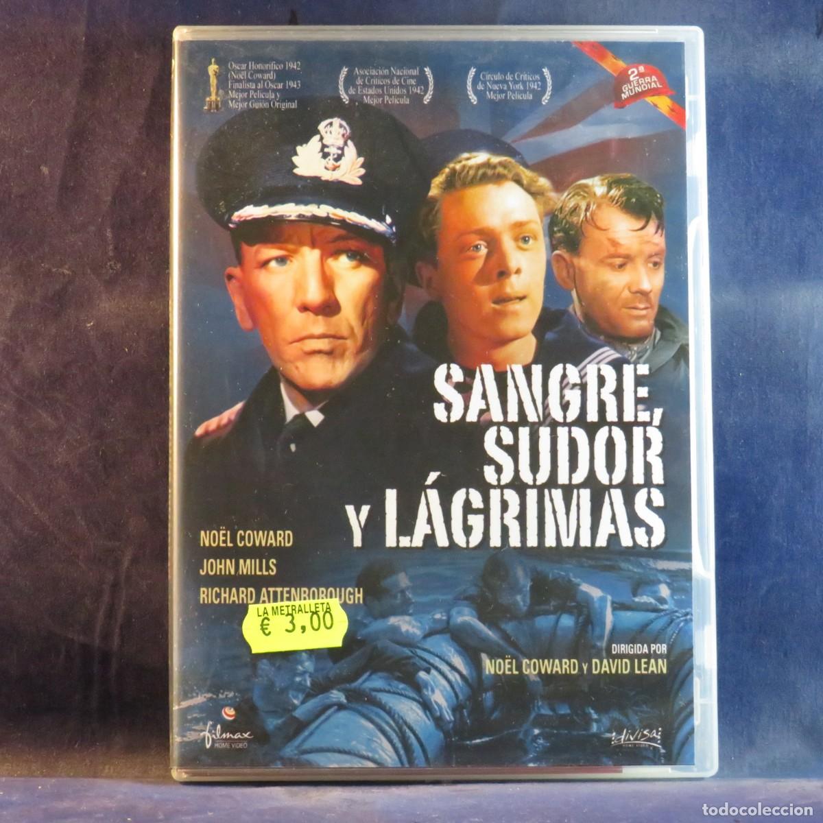 Cine: SANGRE, SUDOR Y L&Aacute;GRIMAS - DVD