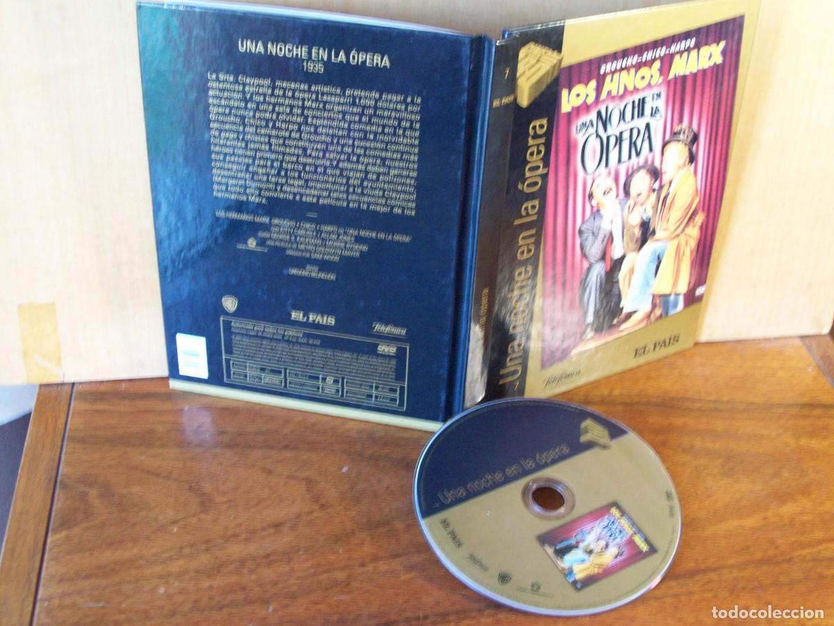 Cine: UNA NOCHE EN LA OPERA - LOS HERMANOS MARX - DVD EDICION EL PAIS TAPAS DURAS CON LIBRETO