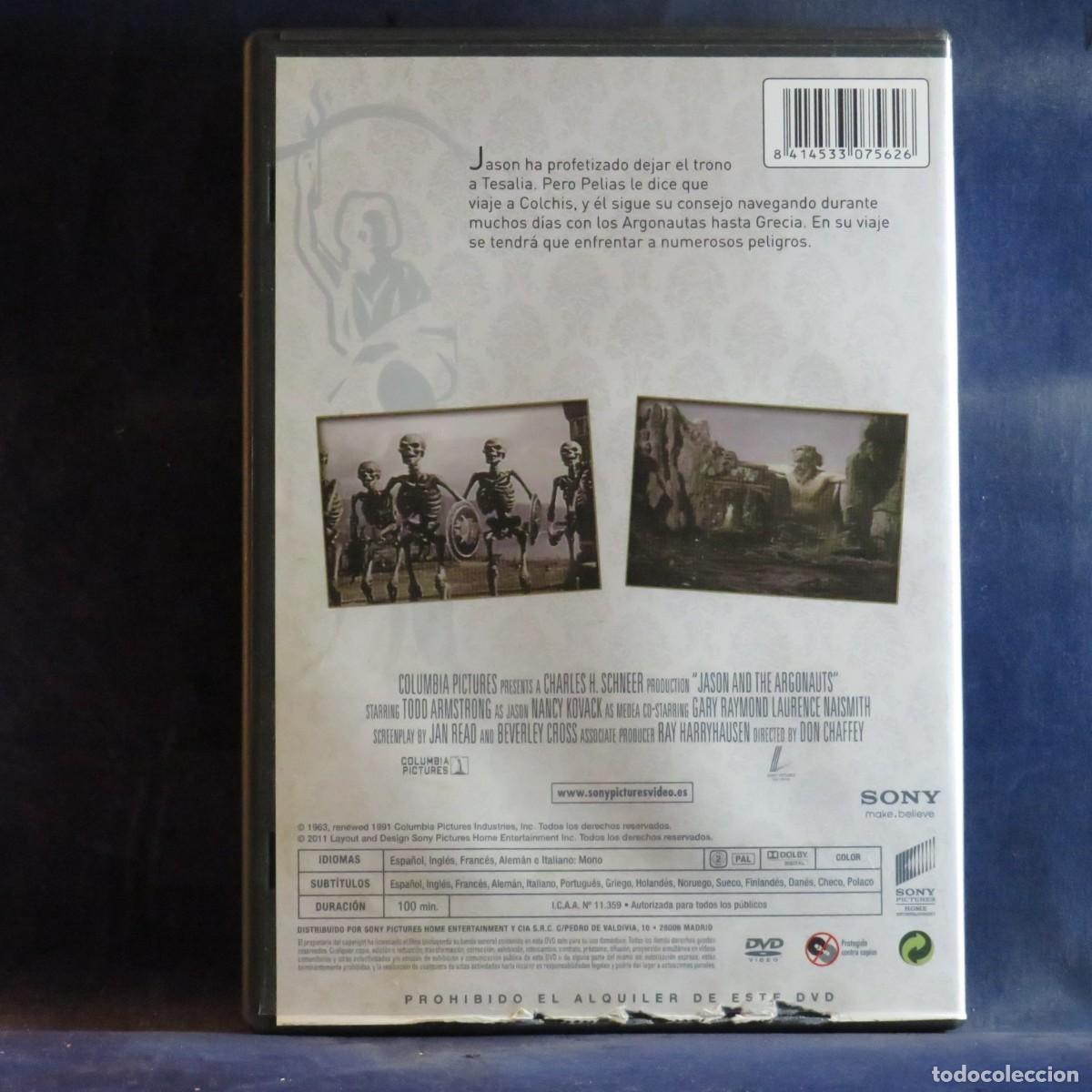 Cine: JASON Y LOS ARGONAUTAS - DVD - Foto 2