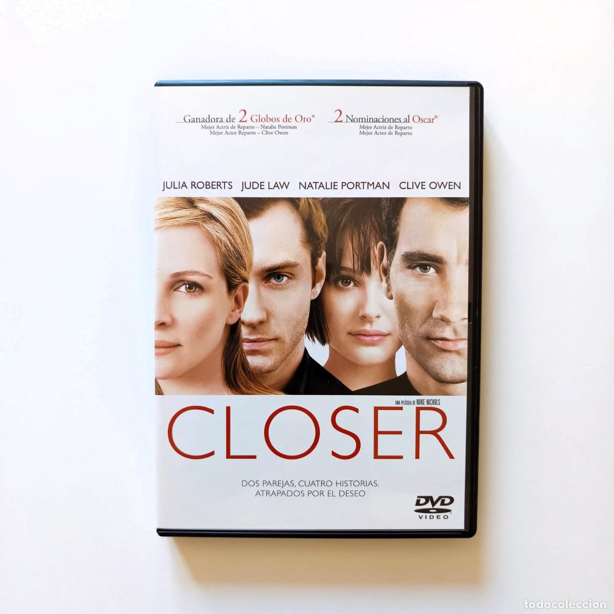 Cine: DVD Closer (dos parejas, cuatro historias. Atrapados por el deseo)