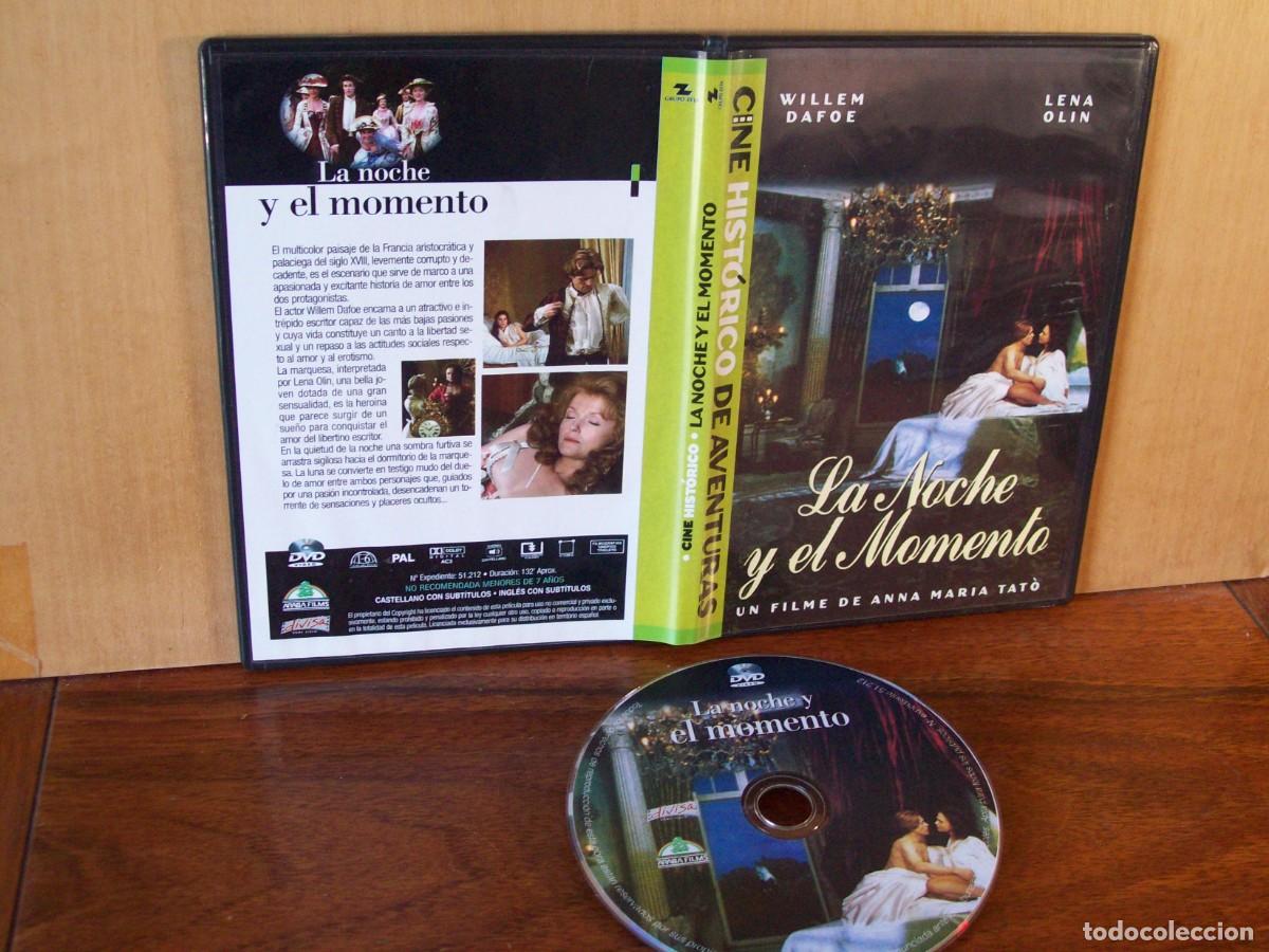 Cine: LA NOCHE Y EL MOMENTO - WILLEN DAFOE - LENA OLIN - DVD CAJA FINA CINE HISTORICO