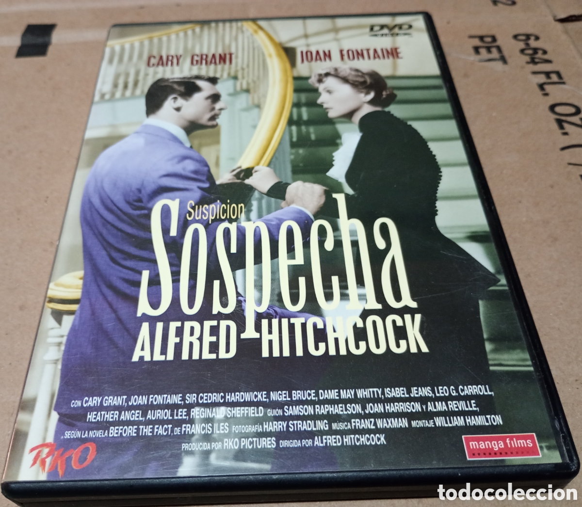 Cine: Sospecha DVD Alfred Hitchcock