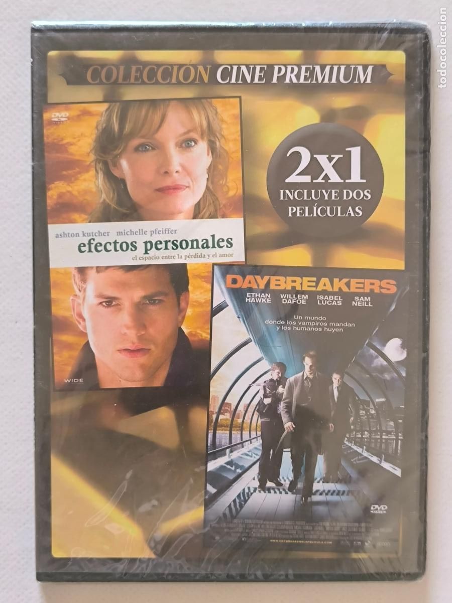 Cine: DVD EFECTOS PERSONALES / DAYBREAKERS - 2 PELICULAS - CAJA SLIM - NUEVO, PRECINTADO (6M)