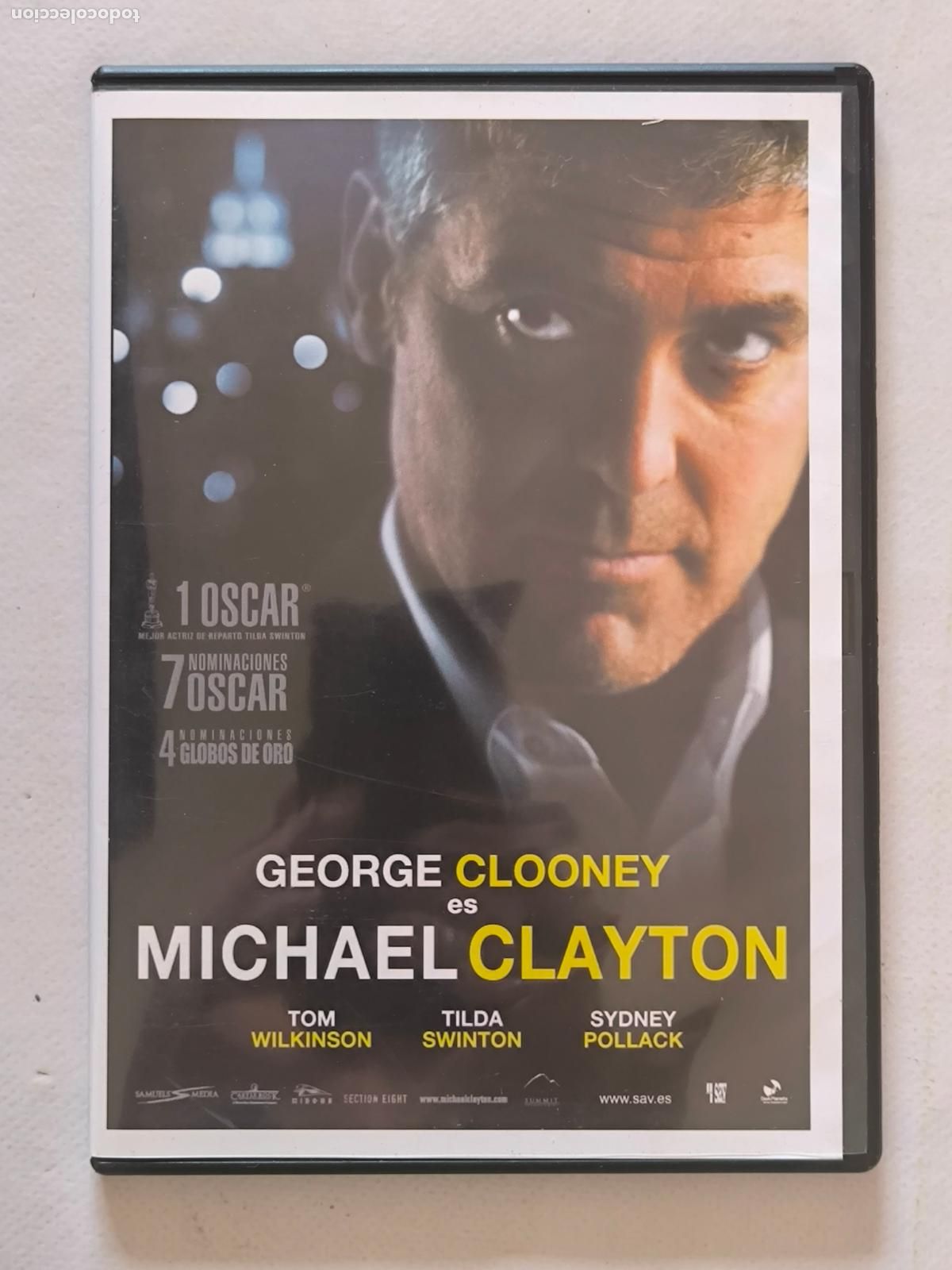 Cine: DVD MICHAEL CLAYTON - GEORGE CLOONEY - CAJA SLIM (6M)