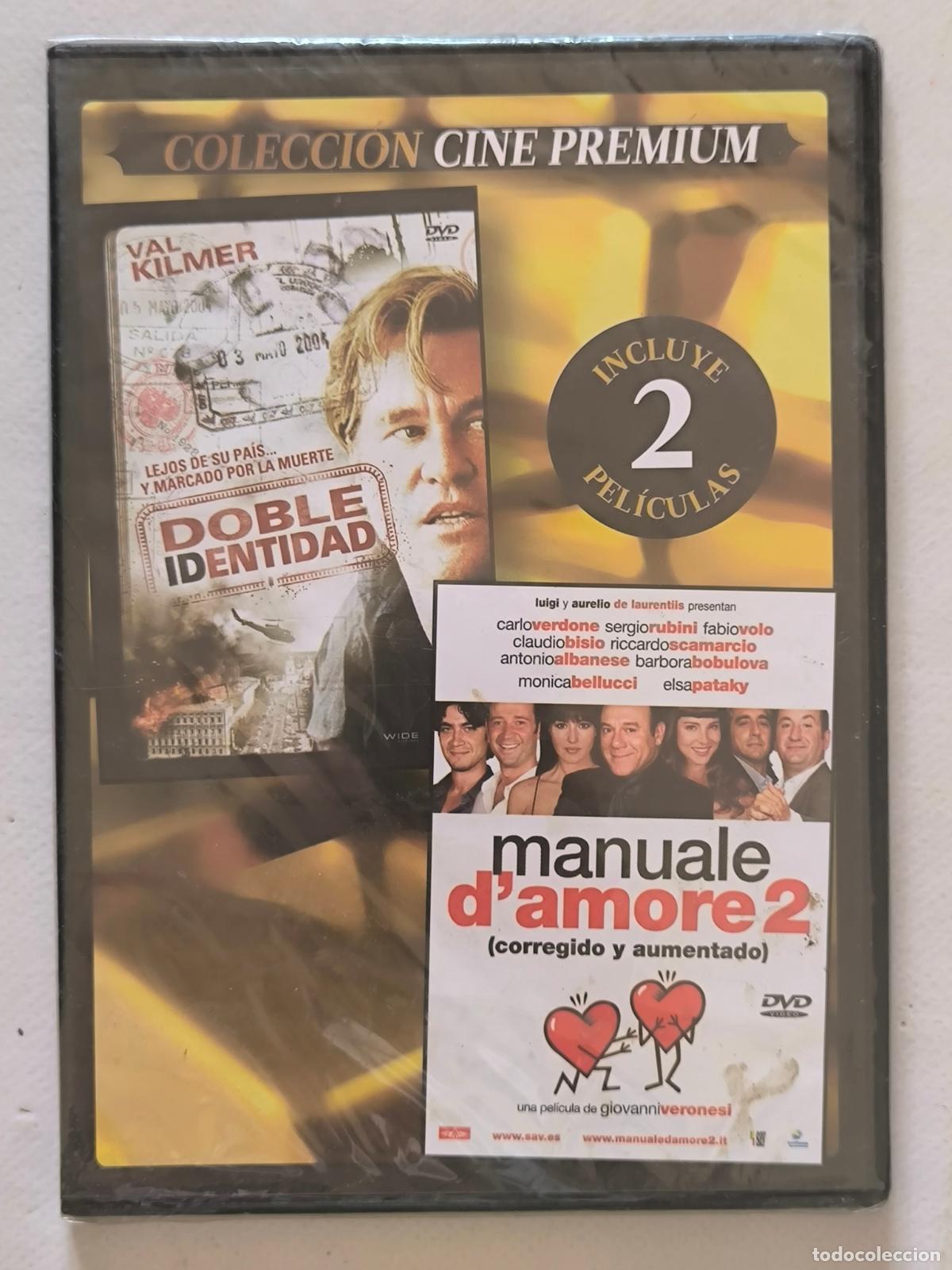 Cine: DVD DOBLE IDENTIDAD / MANUALE D'AMORE 2 - 2 PELICULAS - CAJA SLIM - NUEVO, PRECINTADO (9Z)