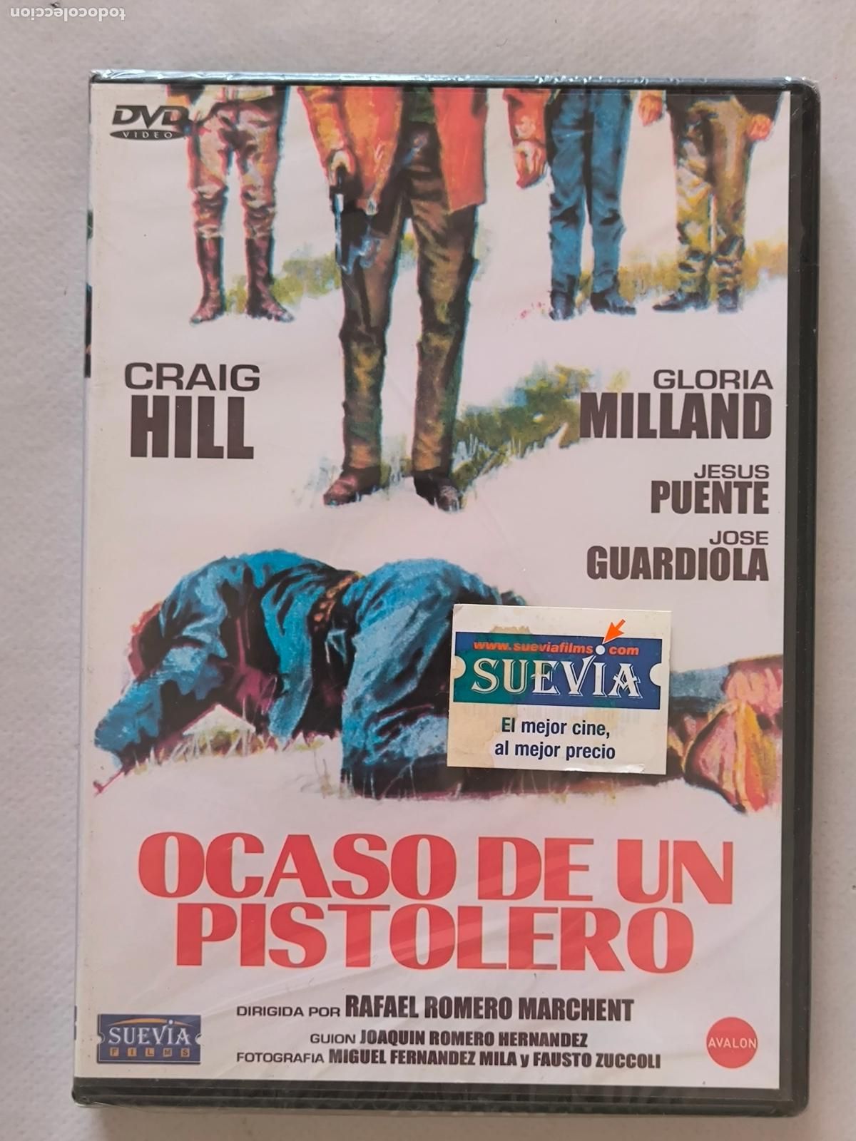 Cine: DVD OCASO DE UN PISTOLERO - RAFAEL ROMERO MARCHENT - NUEVO, PRECINTADO (AA)