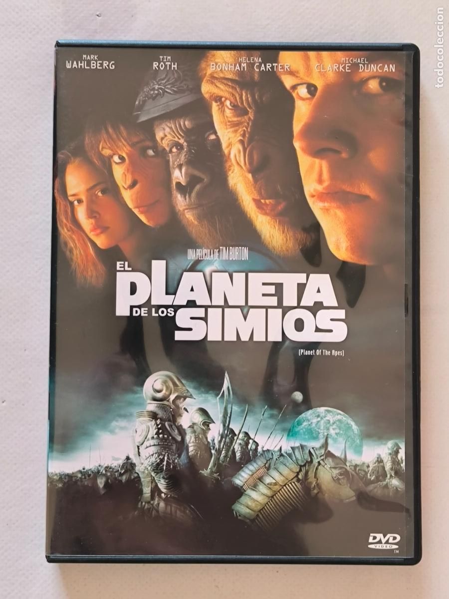 Cine: DVD EL PLANETA DE LOS SIMIOS - TIM BURTON (AA)
