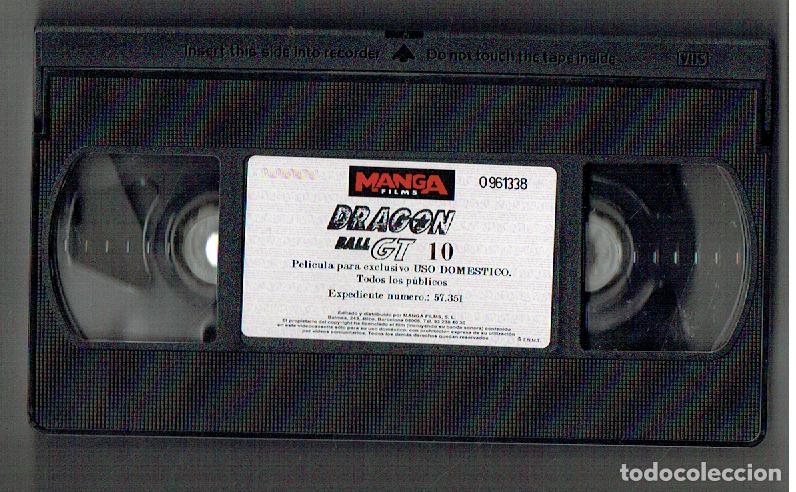 Cine: VHS. MANGA FILMS. DRAGON BALL GT 10. SIN ESTUCHE. (DVD/&Ntilde;5)