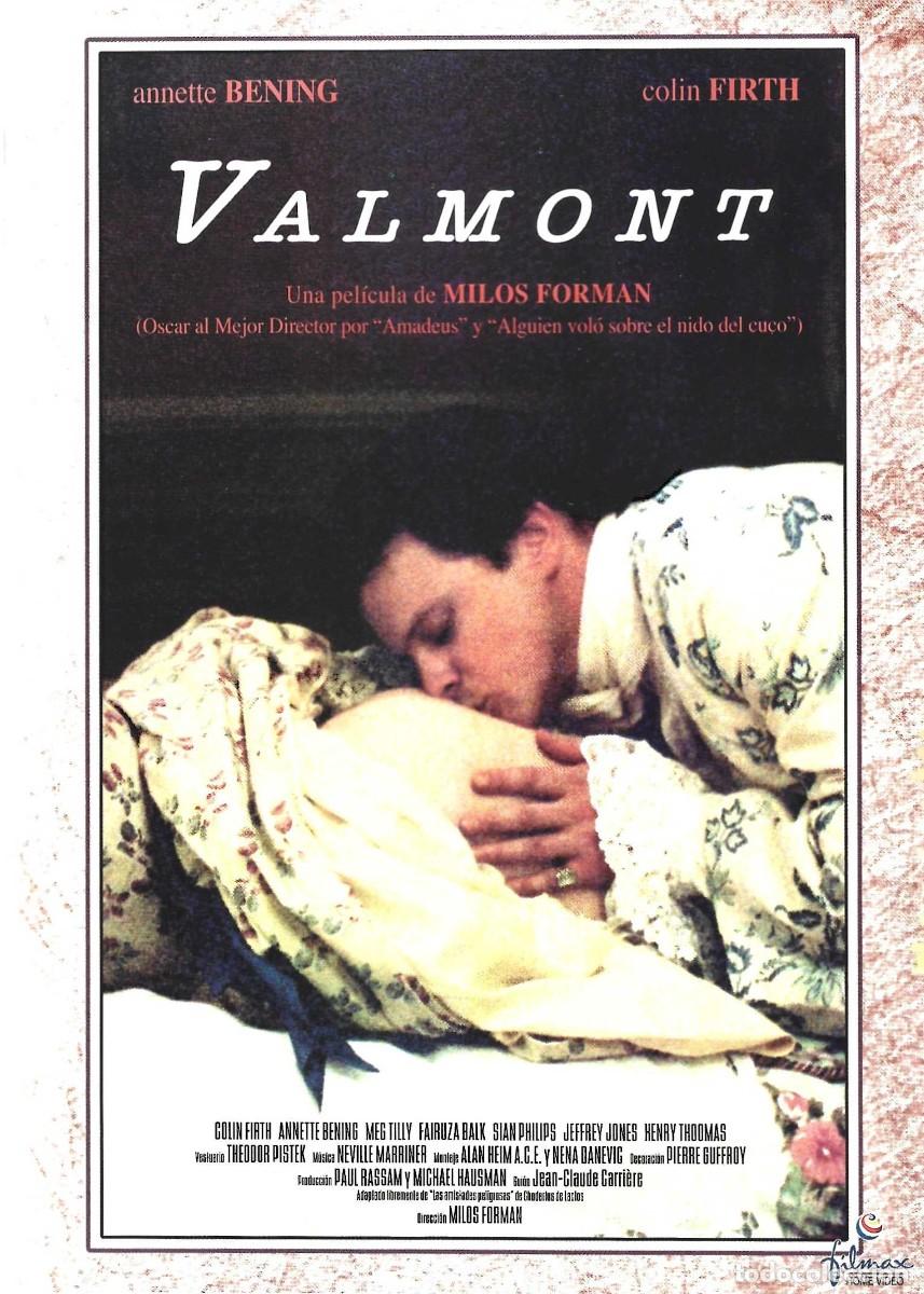 Cine: VALMONT ANNETTE BENING & COLIN FIRTH