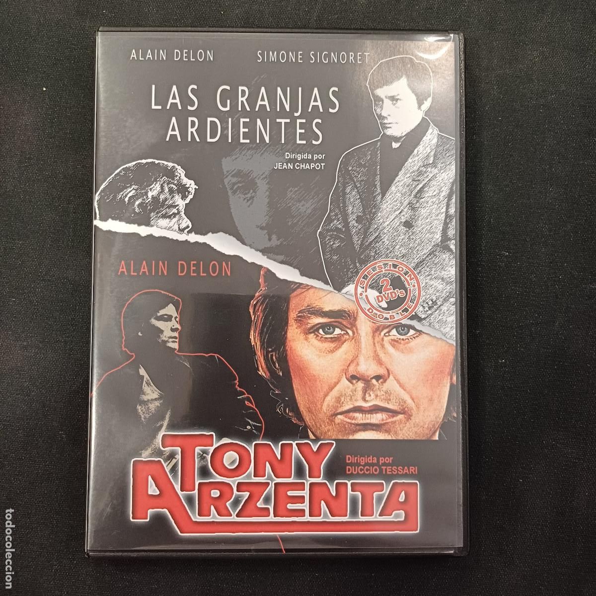 Cine: LAS GRANJAS ARDIENTES/TONY ARZENTA/DVD 2 DISCOS ALAIN DELON.