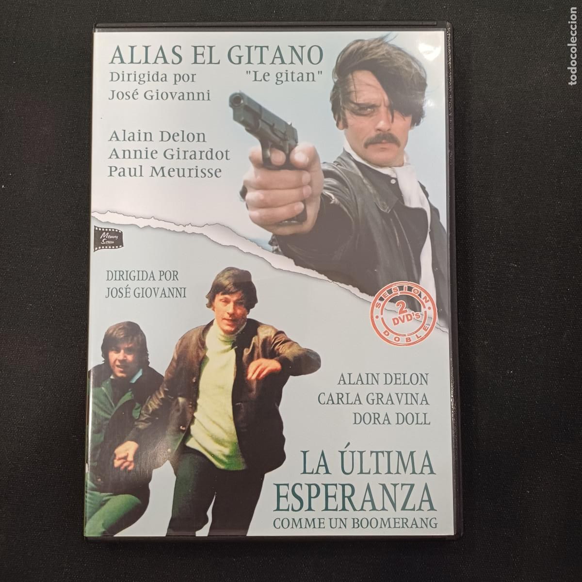 Cine: ALIAS EL GITANO/LA ULTIMA ESPERANZA/DVD 2 DISCOS ALAIN DELON.