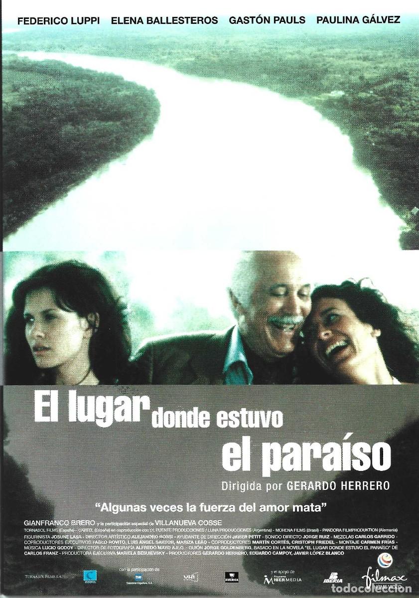 Cine: EL LUGAR DONDE ESTUVO EL PARA&Iacute;SO FEDERICO LUPPI