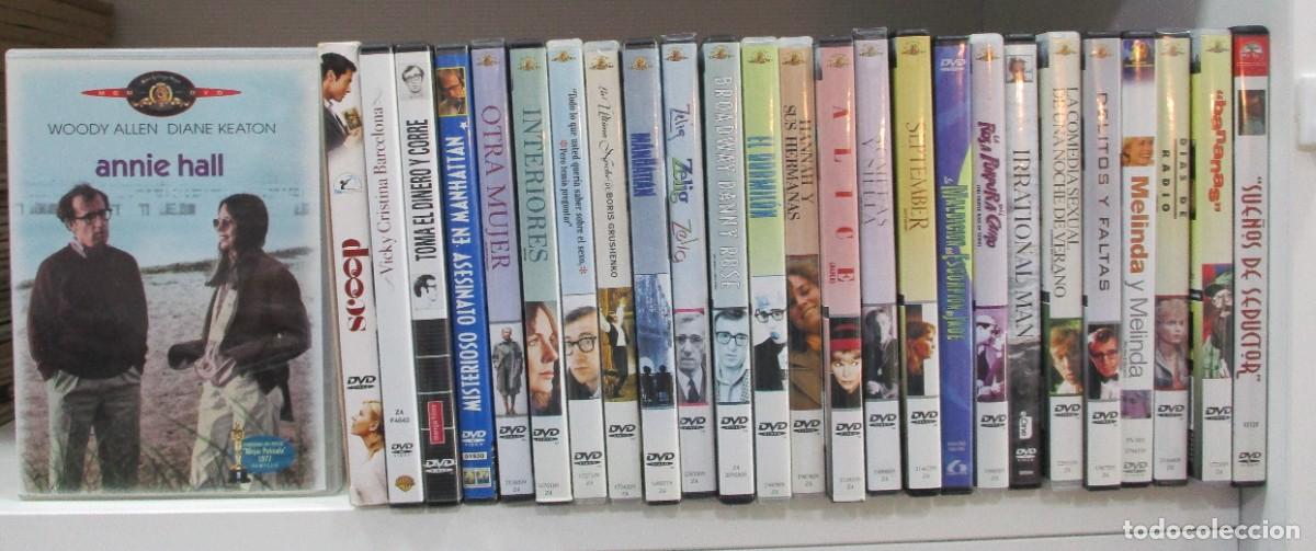 Cine: PELICULAS DVD - LOTE DE 26 PELICULAS DE WOODY ALLEN - MUY BUEN ESTADO - ALGUNAS PRECINTADAS