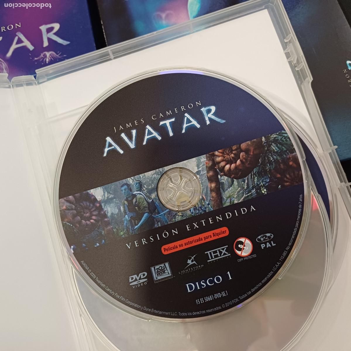 Cine: AVATAR/DVD 3 DISCOS VERSION EXTENDIDA. - Foto 3