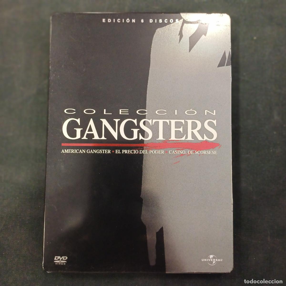 Cine: AMERICAN GANGSTER-EL PRECIO DEL PODER-CASINO/DVD 6 DISCOS EN CAJA METALICA.