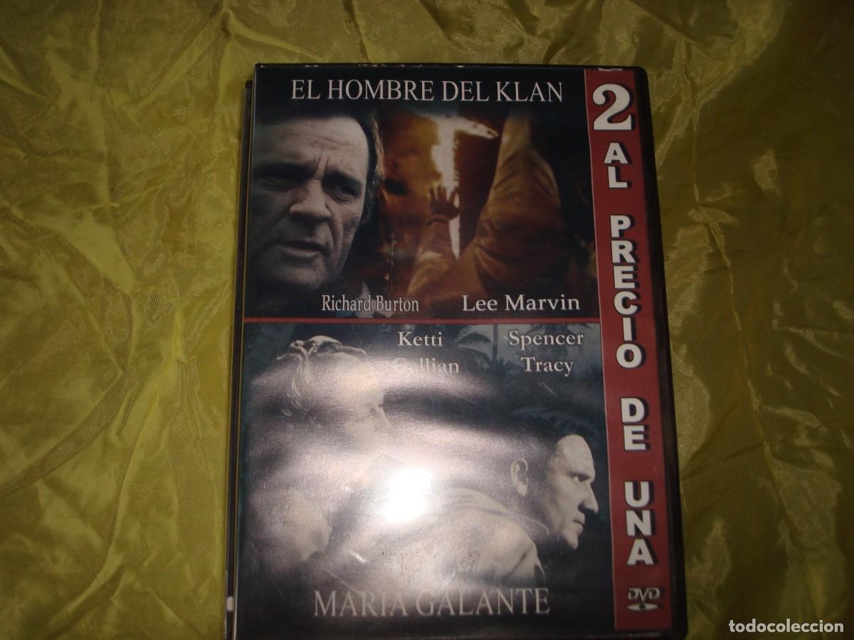Cine: EL HOMBRE DEL KLAN : RICHARD BURTON / MARIA GALANTE : SPENCER TRACY. DVD