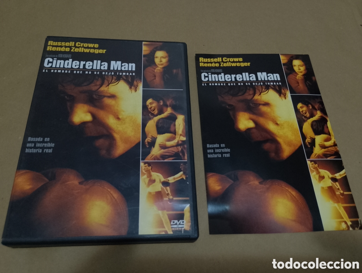 Cinema: Dvd. Cinderella man. Con Russell Crowe y Ren&eacute; Zellweger.
