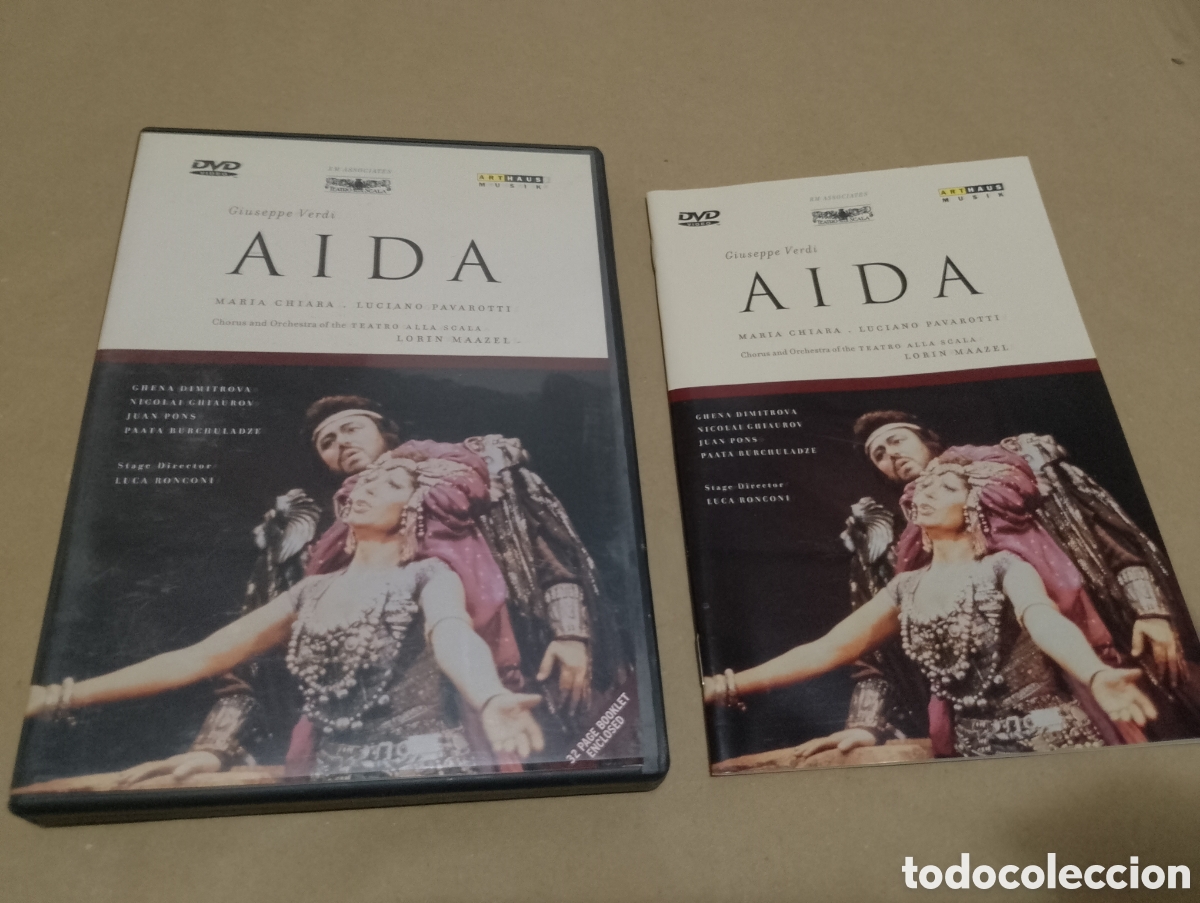 Cinema: Dvd. Aida. Giuseppe Verdi. Con Luciano Pavaroti.