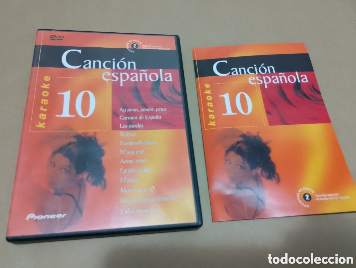 Cinema: Dvd. Karaoke. Canci&oacute;n espa&ntilde;ola. Yo soy esa, Pena, penita, Fumando espero, La bien oag&aacute;, Mar&iacute;a de la