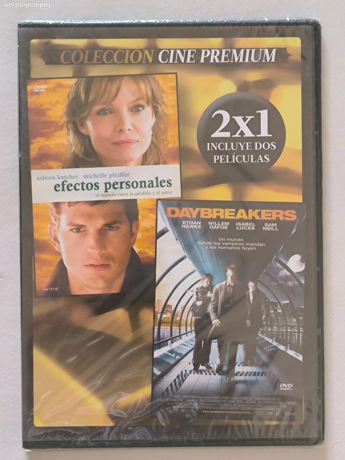 Cine: DVD EFECTOS PERSONALES / DAYBREAKERS - 2 PELICULAS - CAJA SLIM - NUEVO, PRECINTADO (AB)
