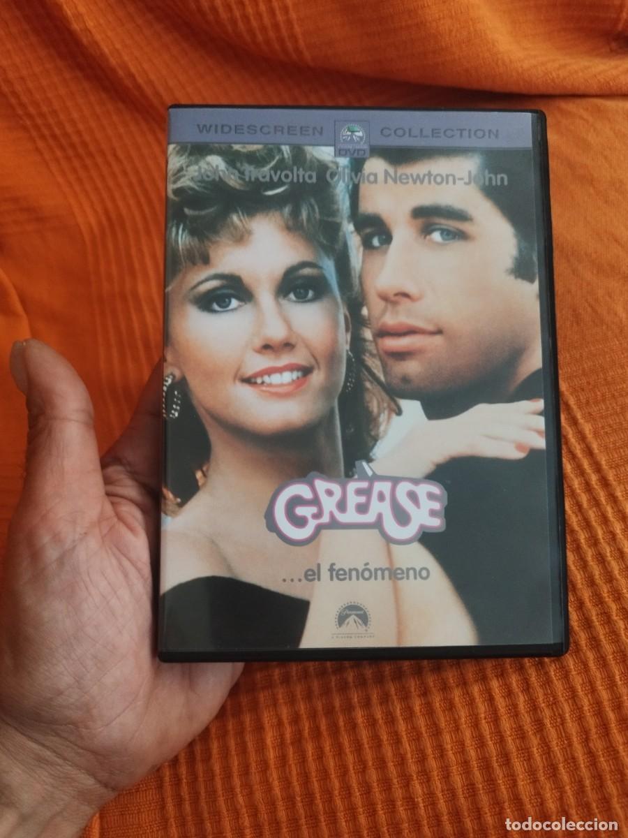 Cine: Grease, John Travolta, Olivia Newton-John. Edici&oacute;n Widescreen Collection. Pel&iacute;cula DVD. Muy buen est