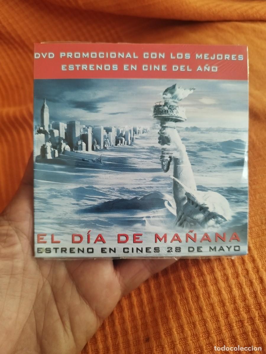 Cinema: DVD promocional contres trailers de pel&iacute;culas. El d&iacute;a de ma&ntilde;ana, yo robot, alien VS predator. Sellad